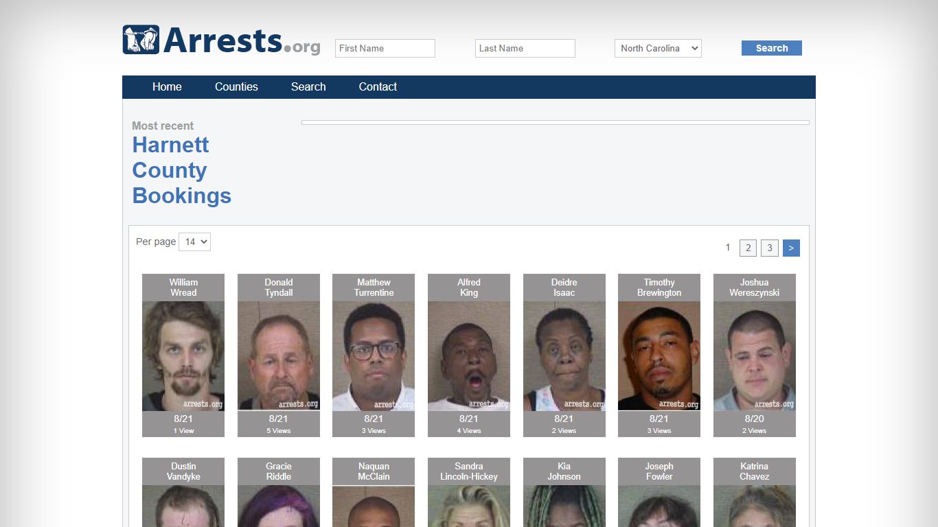 Harnett County Arrests and Inmate Search