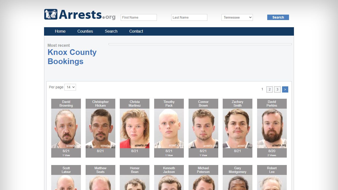 Knox County Arrests and Inmate Search